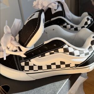Vans Classic Black and White Checkered Shoes